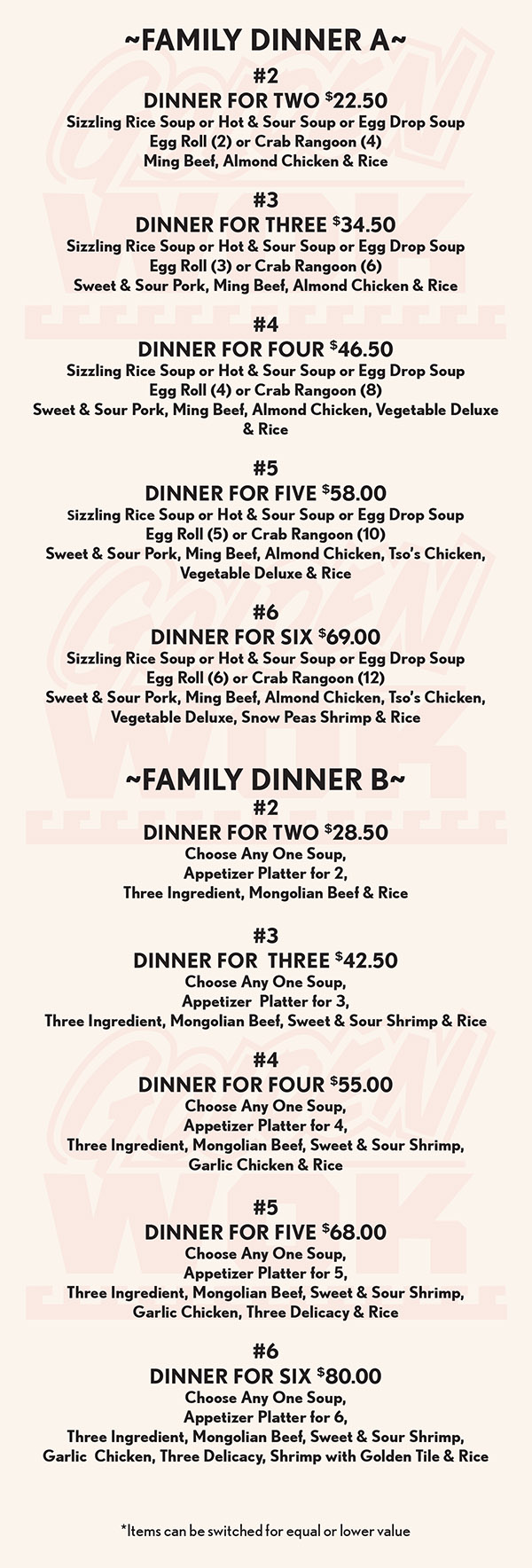 Golden Wok Chinese Restaurant Menu Lincoln Nebraska Page 4