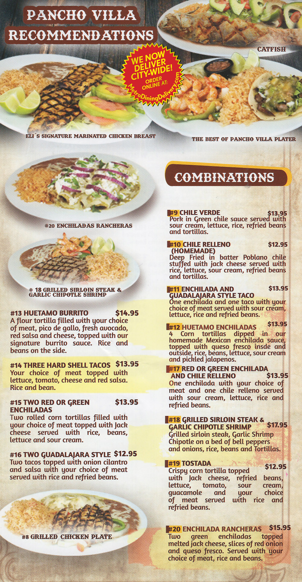 Pancho Villa Mexican Grill Menu - Page 5